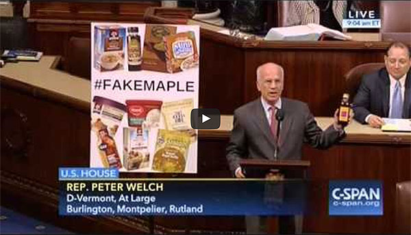 thumbnail image of Cong. Peter Welch speaking on the House floor.