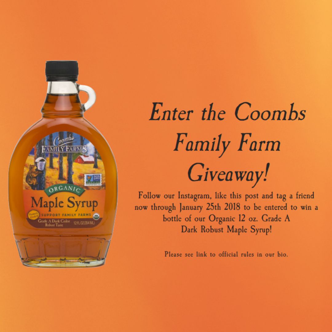 Coombs Instagram Giveaway Rules - Coombs Family Farms