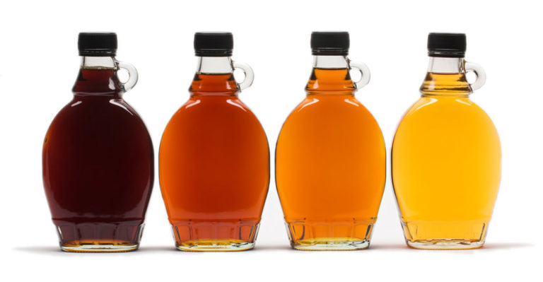 The Color and Texture of Maple Syrup in Natural Form