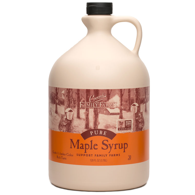 128 oz Jug, Grade A Amber Rich Maple Syrup
