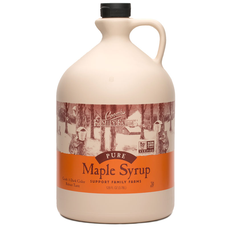 128 oz Jug, Grade A Dark Robust Maple Syrup