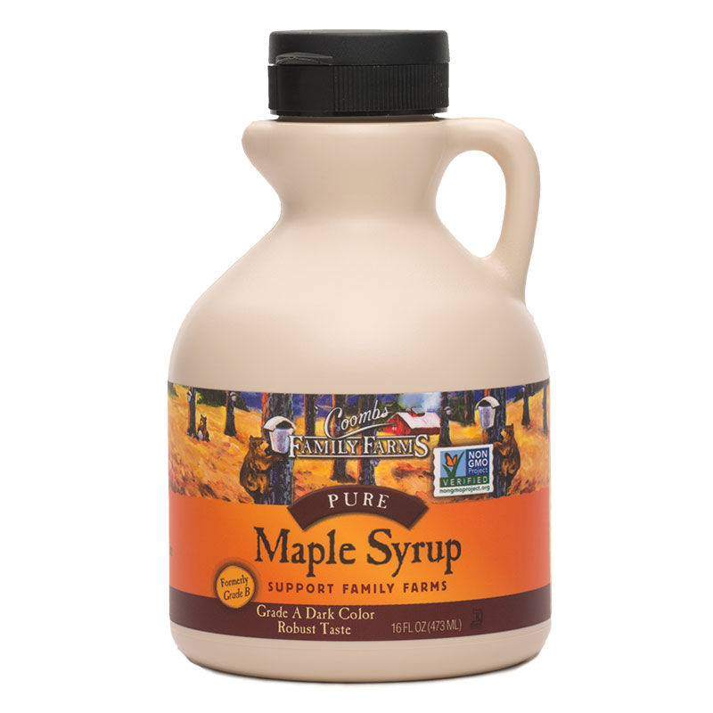 16 oz Jug, Grade A Dark Robust Maple Syrup