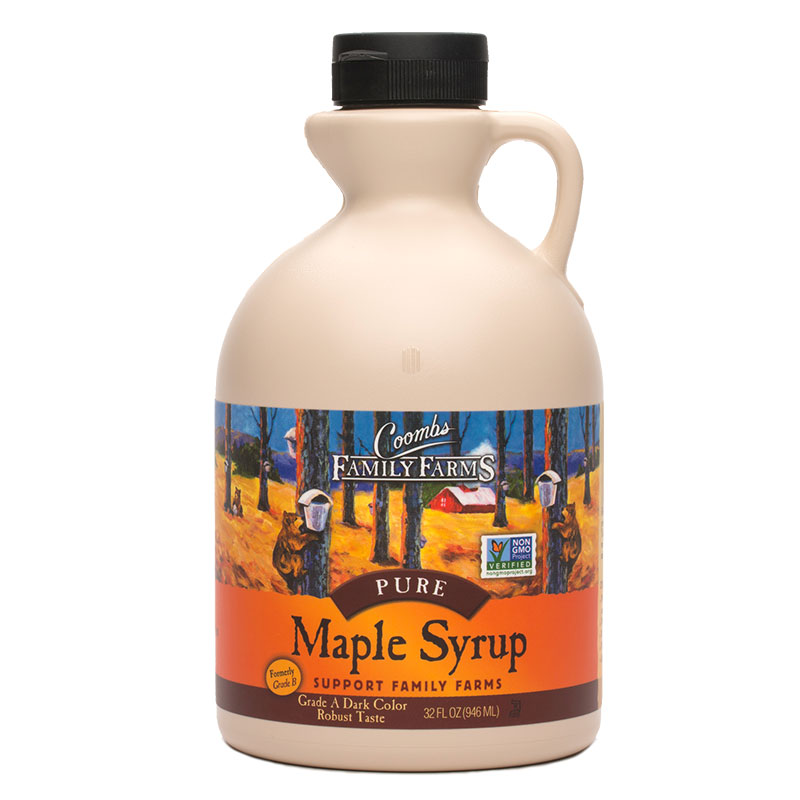 32 oz Jug, Grade A Dark Robust Maple Syrup