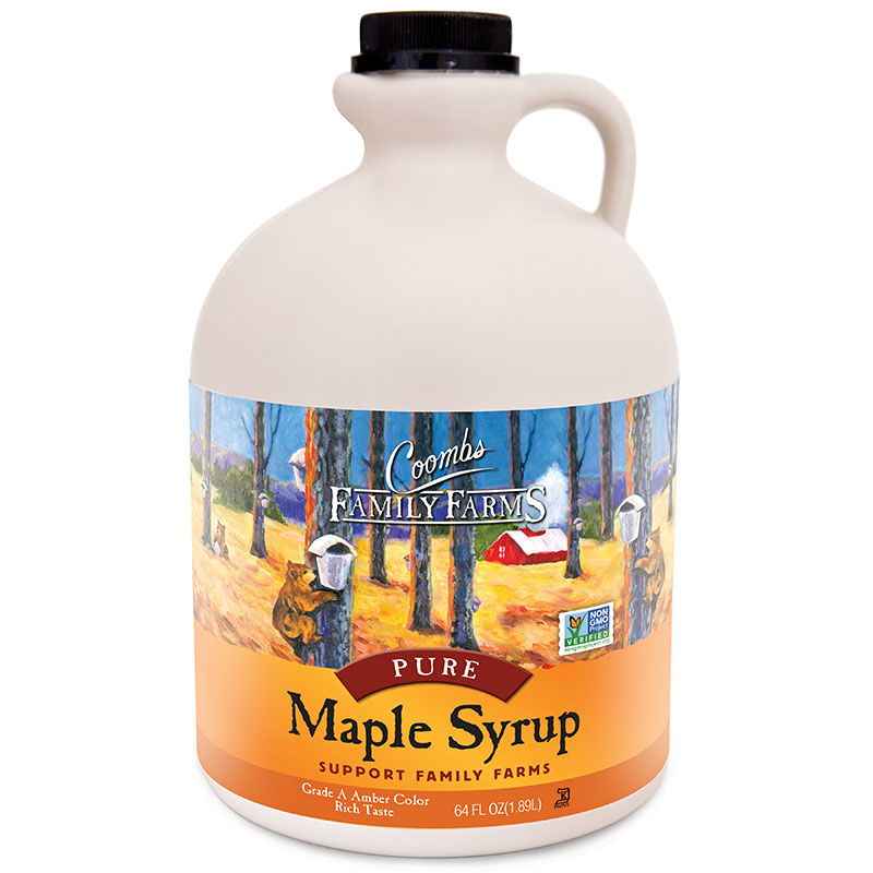 64 oz Jug, Grade A Amber Rich Maple Syrup